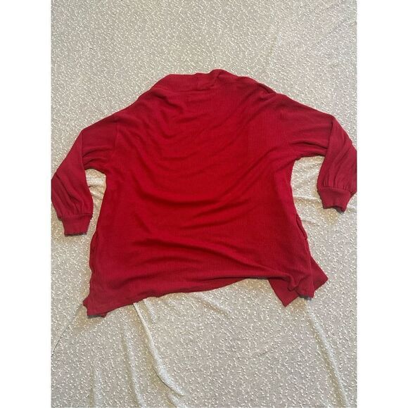 VELVET By Spencer & Graham Red Viscose Cardigan Medium - Picture 2 of 11